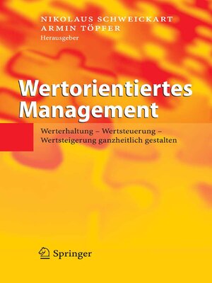 cover image of Wertorientiertes Management